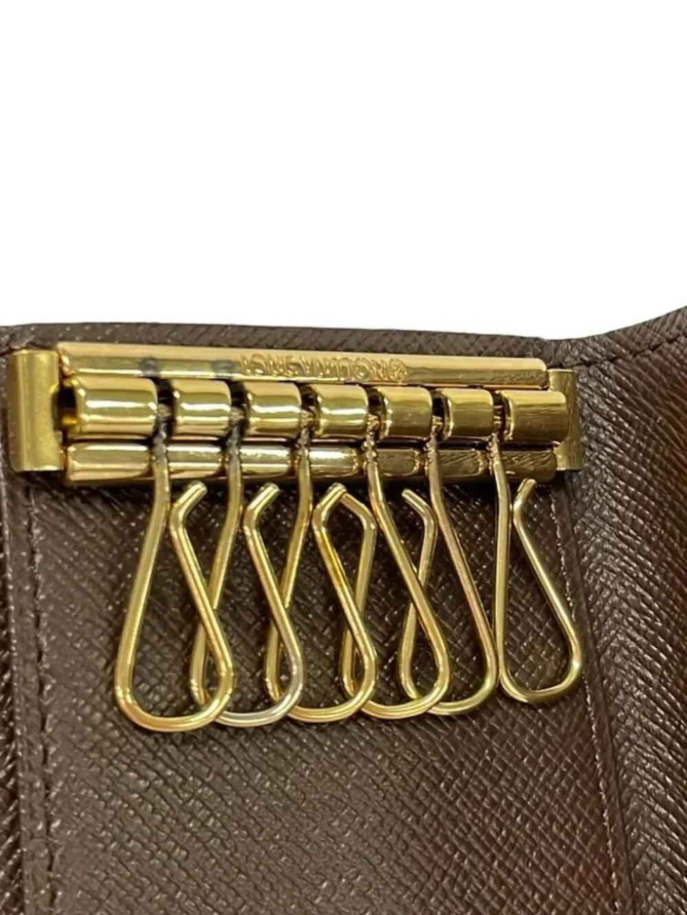 LOUIS VUITTON Multicles 6 N62630 Ebene Damier CT0034 Key Case Damier Canvas